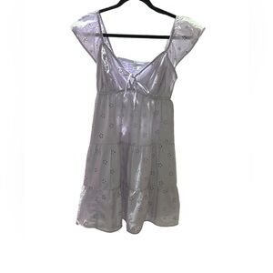 Hollister Shimmering light Purple Mini Dress